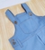 Jardineira Denim Claro Esporte Fino Infantil Bebê Índigo Trend - comprar online