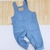 Jardineira Denim Claro Esporte Fino Infantil Bebê Índigo Trend na internet