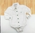 Camisa Social ou Body Marfim com Verde Savana Adulto Infantil Bebê Índigo Trend