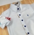 Camisa Social ou Body Branca Cuba Circo Botão Azul Adulto Infantil Bebê Índigo Trend na internet