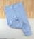 Calça Azul Bebê Botão Branco Esporte Fino Adulto Infantil Bebê Índigo Trend - comprar online