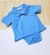 Camisa Polo ou Body Azul Turquesa Adulto Infantil Bebê Índigo Trend - comprar online
