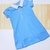 Vestido Polo Azul Turquesa Adulto Infantil Bebê Índigo Trend - comprar online
