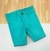 Bermuda Verde Tiffany Casual Adulto Infantil Bebê Índigo Trend - comprar online