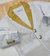 Blazer Branco Acetinado Dourado Príncipe Realeza Reinado Inglês Esporte Fino Adulto Infantil Bebê Índigo Trend - Índigo Trend