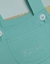 Jardineira Verde Tiffany Personalizada com o Nome Bordado Esporte Fino Infantil Bebê Índigo Trend - comprar online