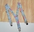 Suspensório Catherine Floral Adulto Infantil Bebê Índigo Trend