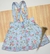 Saia de Pregas Jardineira Catherine Floral Infantil Bebê Índigo Trend