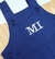 Jardineira Azul Marinho Personalizada com a Inicial do Nome Bordado Esporte Fino Infantil Bebê Índigo Trend - comprar online