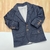 Blazer Azul Bengaline Infantil Bebê Índigo Trend