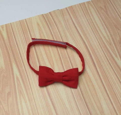 Gravata Borboleta Vermelha Adulto Infantil Bebê Índigo Trend