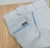 Calça Branca Inglesa Detalhe Azul Bebê Esporte Fino Adulto Infantil Bebê Índigo Trend na internet