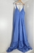 Vestido Adulto Charlotte Azul Maya Linho Índigo Trend