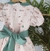 Kit Vestido Princesa Com Manga Bufante Natal Bosque dos Sonhos Verde Oliva e Laço Natal Índigo Trend - loja online