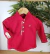 Kit Mãe e Filho Bata ou Body Gola Padre Vermelha e Jardineira Natal Bosque dos Sonhos Bordado Boneco Biscoito Gengibre Vestido Adulto Rainha Vermelho Índigo Trend - Índigo Trend