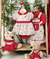 Kit Família Bata ou Body Gola Padre Vermelha e Jardineira Natal Bosque dos Sonhos Bordado Boneco Biscoito Gengibre Vestido Princesa Com Manga Bufante Natal Bosque dos Sonhos e Laço Vermelho Vestido Adulto Rainha Vermelho Índigo Trend - comprar online