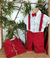 Kit Pai Mãe e Filho Camisa Social ou Body Branca Detalhes Natal Bosque dos Sonhos Bermuda Esporte Fino Gravata Borboleta e Suspensório Vermelho Camisa Social Vermelha Detalhes Natal Bosque dos Sonhos Vestido Adulto Rainha Vermelho Índigo Trend - comprar online