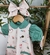 Conjunto Bata ou Body Menina Verde Oliva Laço e Vestido Trapézio e Laço Natal Bosque dos Sonhos Índigo Trend na internet