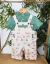 Kit Mãe e Filho Bata ou Body Gola Padre Verde Oliva e Jardineira Natal Bosque dos Sonhos Vestido Adulto Verde Oliva Alcinha Charlotte Índigo Trend - comprar online