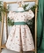 Kit Mãe e Filha Vestido Princesa Com Manga Bufante e Laço Natal Bosque dos Sonhos e Vestido Adulto Verde Oliva Alcinha Charlotte Índigo Trend - Índigo Trend