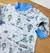 Macacão Forrado com Malha 100% Algodão Urso Brinquedos Aviador Vintage Infantil Bebê Índigo Trend - comprar online