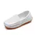 Mocassim Couro Branco Dropshipping
