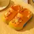 Sandália Estilo Crocs Laranja Charmander Pokémon Dropshipping