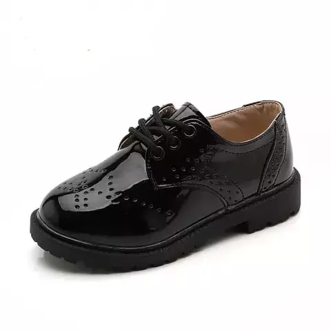 Sapato Social Infantil Preto Dropshipping