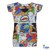Kit Mãe e Filho Vestido Crystal e Camisa Social ou Body Bang Super Heróis Índigo Trend - comprar online