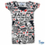 Vestido Adulto Crystal Snoopy Red Índigo Trend