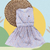 Kit Vestido Princesa Regata e Laço Páscoa Poá Coelho Encanto Índigo Trend - comprar online