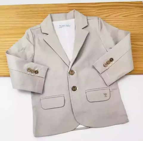 Blazer Bege Esporte Fino Adulto Infantil Bebê Índigo Trend - comprar online