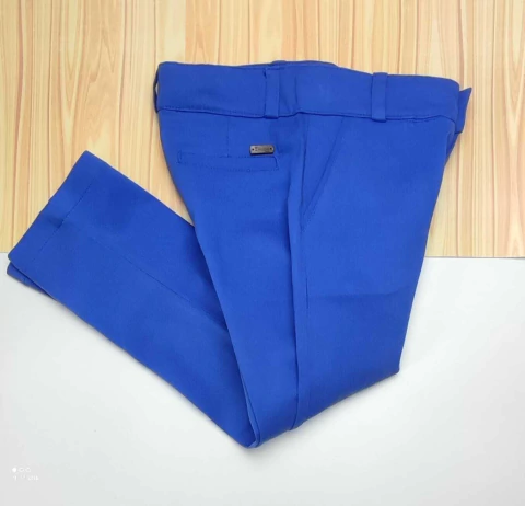 Calça Azul Royal Esporte Fino Adulto Infantil Bebê Índigo Trend - comprar online