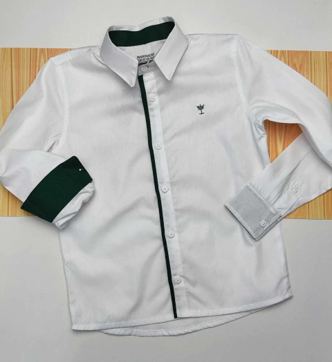 Camisa Social ou Body Branca Bangalore Adulto Infantil Bebê Índigo Trend - comprar online