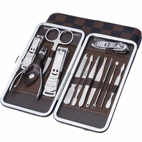 Kit cortador de unhas manicure pedicure portatil