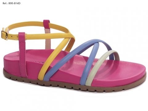 Papete Birken Napa Verde, Azul, Amarelo e Pink Ref.: 800-814D