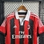 Camisa Milan Casa 12/13 - Versão Retrô Masculino - Adidas - Vermelho com Listras Pretas - loja online