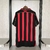 Camisa Milan Casa 06/07 - Versão Retrô Masculino - Adidas - Preta com Listras Vermelhas na internet