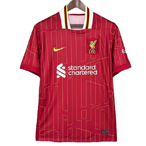Camisa Liverpool Home 2024/25 - Versão Torcedor Masculino - Nike - Vermelha