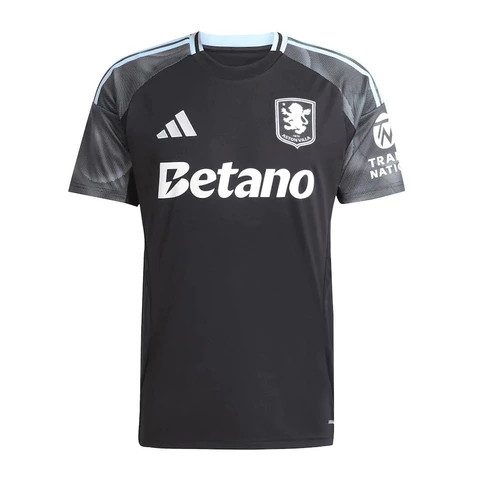 Camisa Aston Villa Away 2025/26 - Versão Torcedor Masculino - Adidas - Preta - comprar online