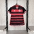 Camisa Flamengo Casa 24/25 - Versão Torcedora Feminina - Adidas - Preto com Listras Vermelhas - comprar online