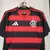 Camisa Flamengo Casa 2025/26 - Versão Torcedor Masculino - Adidas - Preta com Listras em Vermelhas - loja online