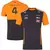 Camisa Polo McLaren F1 Team 2024 Lando Norris 4 - Versão Masculino - Castore - Preta e Laranja