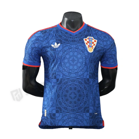 Camisa Seleção Croácia Away 2026/27 - Versão Jogador Masculino - Adidas - Azul