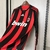 Camisa Milan Casa 08/09 Manga Longa - Versão Retrô Masculino - Adidas - Vermelha com Listras Pretas - PW Sports - Loja de Artigos Esportivos