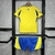 Kit Infantil Al Nassr Casa 24/25 - Versão Torcedor Unissex - Adidas - Amarelo e Azul na internet