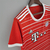 Camisa Bayern de Munique Casa 22/23 - Versão Torcedor Masculino - Adidas - Vermelho com Listras Angulares Brancas - comprar online