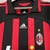 Camisa Milan Casa 06/07 - Versão Retrô Masculino - Adidas - Preta com Listras Vermelhas