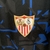 Imagem do Camisa Sevilla Terceiro 23/24 com Patch La liga ou Patchs Champions League - Versão Torcedor Masculino - Castore - Preto e Azul