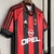 Camisa Milan Casa 98/99 - Versão Retrô Masculino - Adidas - Preta com Listras Vermelhas